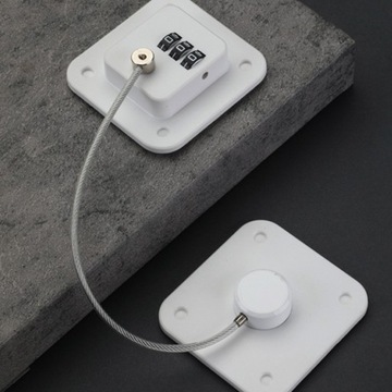 ЗАМОК ДЛЯ ДВЕРИ ШКАФА БЕЗ СВЕРЛЕНИЯ 2 ШТ.