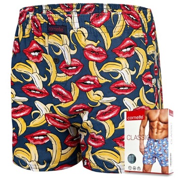 BOKSERKI luźne z printem CORNETTE CLASSIC 125 - XL