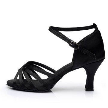 Baleriny 7cm Damskie buty taneczne wysokim obcasie miękką podeszwą B237-9
