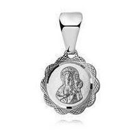 Медальон БОЖЬЕЙ МАТЕРИ с бантиком ПОДАРОК ​​детям