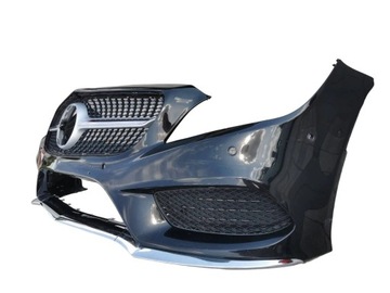 Бампер, решетка радиатора, решетка радиатора, хром MERCEDES CLS W-218 лифт AMG 13.