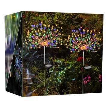 4x LAMPA SOLARNA OZDOBA OGRODOWA DMUCHAWCE 150 LED