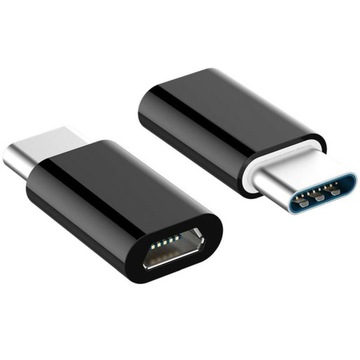 Adapter USB 3.1 USB-C typ C do Micro USB Aluminium