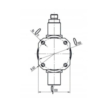 ГИДРАВЛИЧЕСКИЙ ЦИЛИНДР ХОД 700мм ГЕНЕРАТОР 24В 13Л