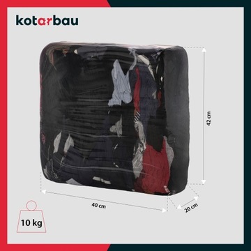 CZYŚCIWO BAWEŁNIANE 10 KG KOLOROWE PRZEMYSŁOWE WARSZTATOWE SZMATKI SZMATY