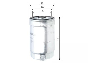 FILTR PALIVA - BOSCH 1457434516