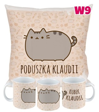 НАБОР ПОДУШЕК ДЛЯ КРУЖКИ PUSHEEN CAT + ПОДАРОК ​​НА ИМЕНИ