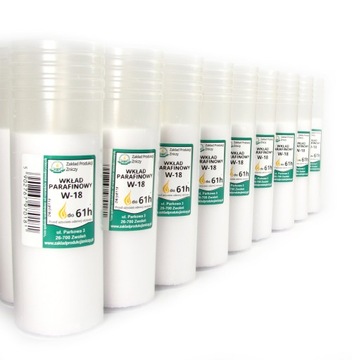 Wkłady do zniczy parafinowe PREMIUM 2,5 DNIA 30szt