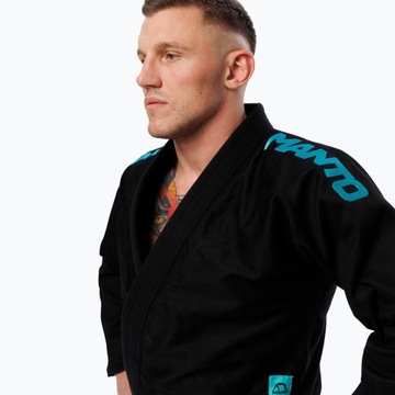 GI к бразильскому джиу-джитсу Manto x5 Black/Turquoise A0