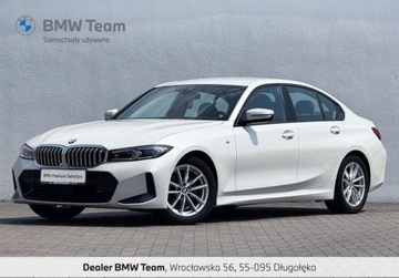 BMW Seria 3 G20-G21 Limuzyna 2.0 320d 190KM 2022 BMW Seria 3 320d xDrive M Pakiet Gwarancja Webasto Ladowarka indukcyjna VA