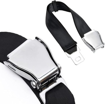 ЧЕРНЫЙ УДЛИНИТЕЛЬ РЕМНЯ БЕЗОПАСНОСТИ САМОЛЕТА 100 СМ