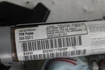 AIRBAG ULOŽENÍ ZÁVĚS PRAVÁ 9911780 BMW X1 E84 09-15