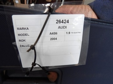 AUDI A4 B6 KOMBI ROLETA KUFRU