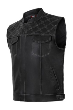 KAMIZELKA SOA PIK WHITE SKÓRZANA MOTOCYKLOWA SONS OF ANARCHY XL