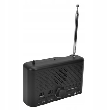 Budzik Radio Wyświetlacz LED Membrana basowa