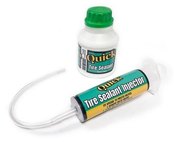 QUICK TIRE SEALANT 0,25L MLECZKO USZCZELNIAJĄCE Z APLIKATOREM 100ML