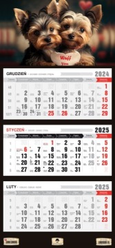 Настенный календарь на 2025 год, в трёх частях, GLAMOUR PINK, розово-золотой мрамор — ХИТ!!!