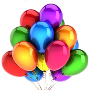 BALONY URODZINOWE METALIZOWANE DUŻE