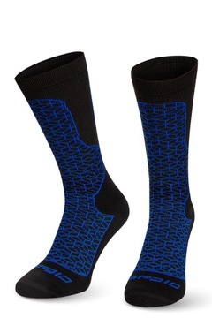 SPAIO Skarpety Motocyklowe BREEZE 44-46 bl/r.blue