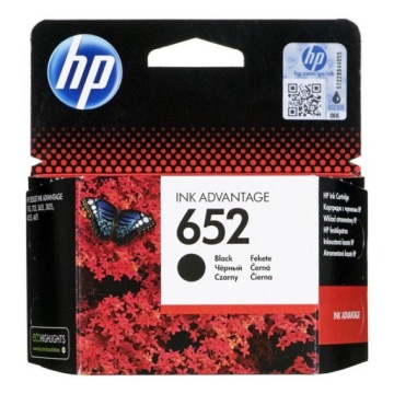 Оригинальные чернила/чернила HP F6V25AE, HP 652, черные, 360 с,