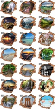 ЖИВОТНЫЕ Собаки Кошки Выбор 3D наклеек на стену