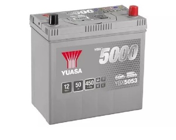 Akumulator Yuasa YBX5053 50Ah 450A P+