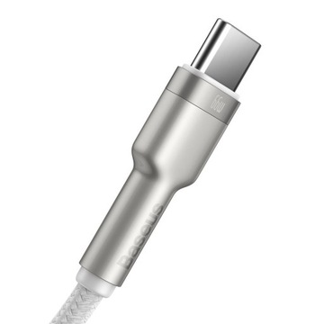 Кабель Baseus Cafule USB — USB-C, 66 Вт, 2 м (белый)