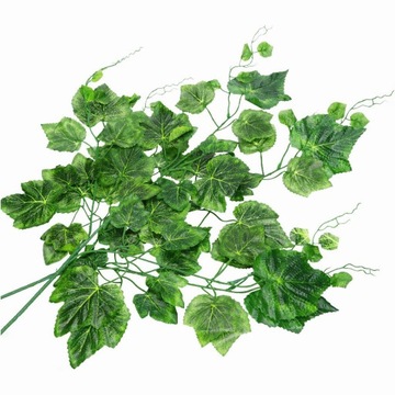 ЛИСТЬЯ ВИНОГРАДНЫЕ ЛИСТЬЯ ВЕТКА ВИНОГРАДА 75см