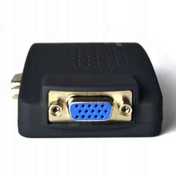 Adapter AV na VGA RCA konwerter VGA PC RCA kompozy