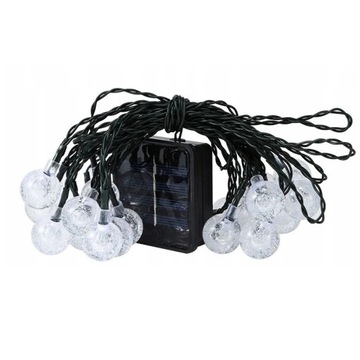 Светодиодная солнечная гирлянда, садовые фонари, 100 светодиодных шаров.