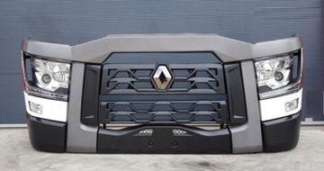 ZDERZAK BELKA ATRAPA GRILL REFLEKTOR RENAULT GAMA T RANGE C KOMPLETNY PRZÓD