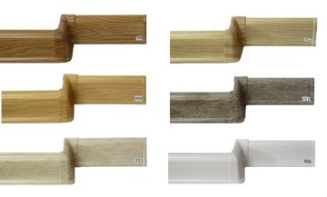 НАПОЛЬНЫЙ ПЛИНТУС С ЛАСТИКОМ 6см х 2,5м ПОЛОСКИ 60ммх250см ЦВЕТА