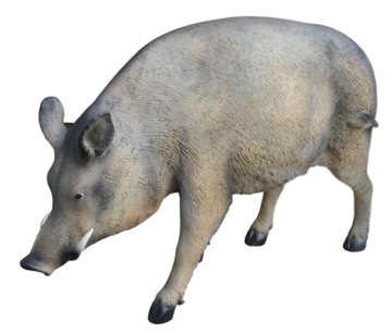 Figura dekoracyjna ogrodowa Dzik