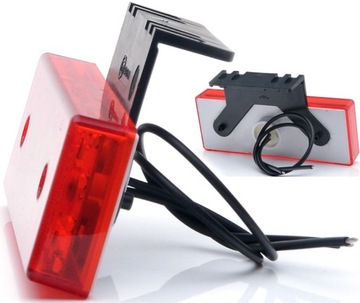 LAMPA TYLNA OBRYSOWA LED OBRYSÓWKA CZERWONA WAŚ