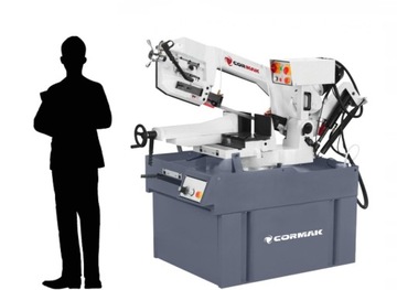 MOCNA PIŁA PRZECINARKA TAŚMOWA DO METALU CORMAK 2,2kW 350MM DUŻY ZAKRES
