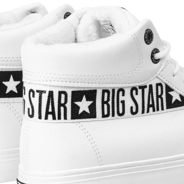 Trampki damskie buty ocieplane Big Star białe 39