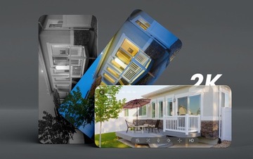 Наружная камера наблюдения WIFI с 4-кратным увеличением