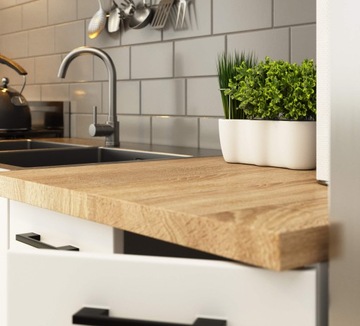 Комплект кухонной мебели OLIWIA 2,4 м белый, комплект АКД