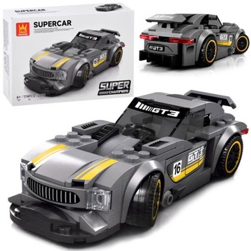 KLOCKI TECHNICZNE AUTO SUPER CAR GT3 174el