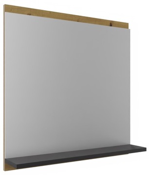 LUSTRO ŁAZIENKOWE STELLA 50,5 x 60 DĄB / ANTRACYT