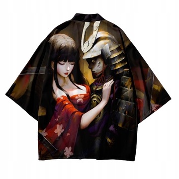 KIMONO MĘSKIE LETNIE SZLAFROK JAPOŃSKIE LATO WZÓR