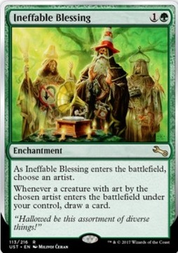 MTG Ineffable Blessing (V.5) Rare UST