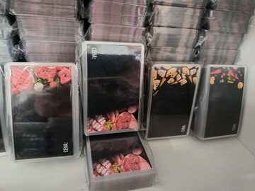 CENÓWKI LAMINOWANE czarne 60x95 mm wędliny mięso pieczywo sery ryby sklep