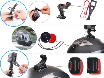 Крепление на шлем для камер GoPro SJCAM EKEN