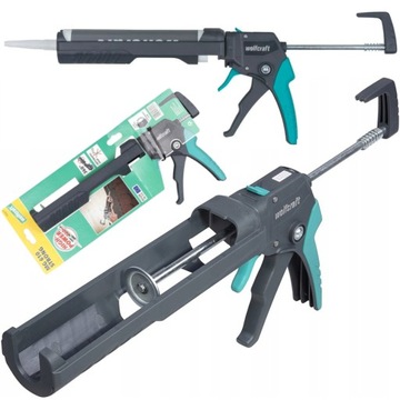 WOLFCRAFT PISTOLET DO USZCZELNIACZY SILIKONU 310ml