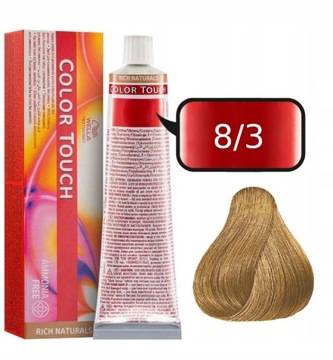 WELLA COLOR TOUCH FARBA 60ml 8/3