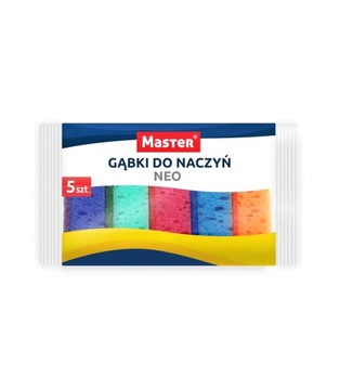 GĄBKI DO NACZYŃ NEO 5SZT. MASTER WYTRZYMAŁE