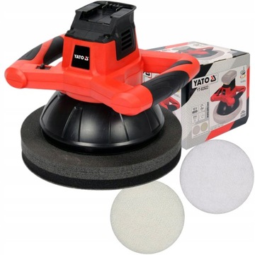АВТОМОБИЛЬНАЯ ПОЛИРОВАЛЬНАЯ МАШИНА YATO. 18В +2 НАВЕРХИ