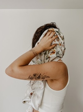 Полотенце для волос из эвкалипта и бамбука 80х100.