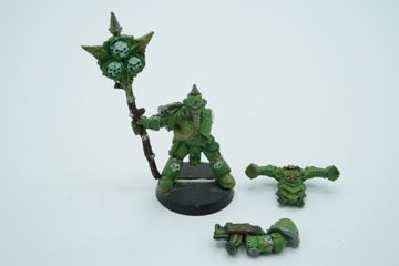 Warhammer 40k Death Guard Plague Marine Icon Bearer figurka metal